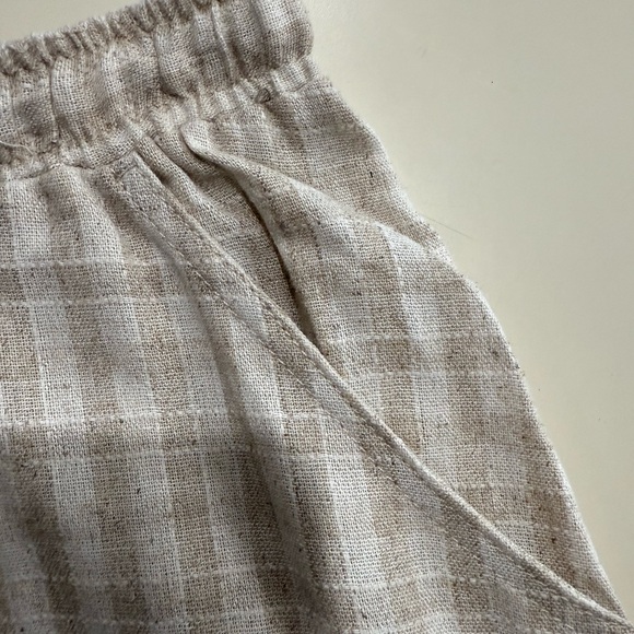 Max Studio Drawstring Linen Blend Maxi Skirt Large - Picture 6 of 6